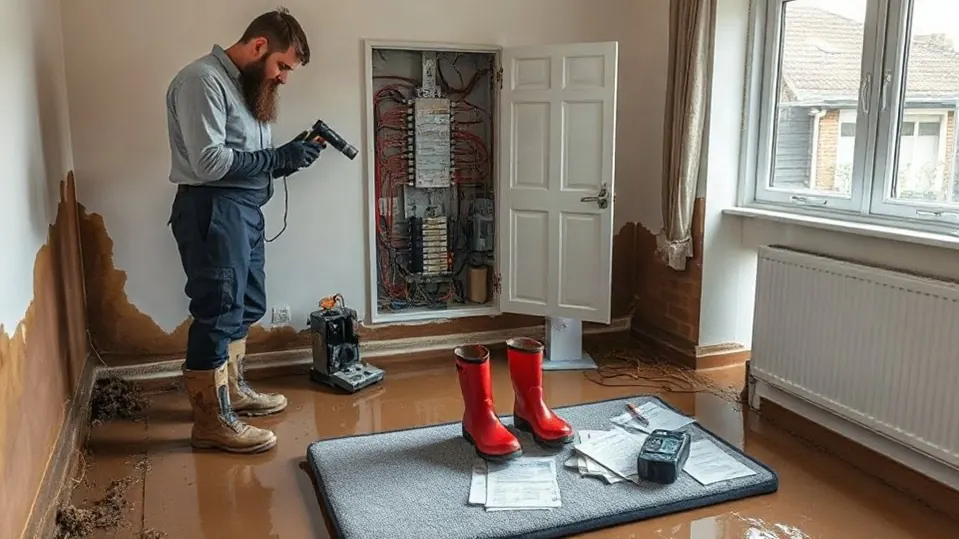 Flood-Damaged Electrics in Sidcup